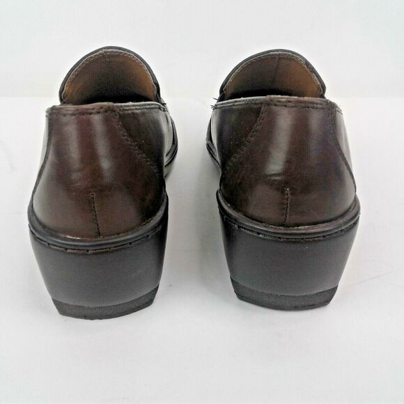 Croft-Barrow sole (sense) ability Womans Brown Slip-On-2.25" Wedge Heels Sz 6.5M - Picture 5 of 8